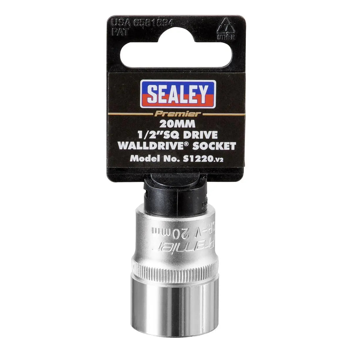 Sealey Premier WallDrive® Socket 20mm 1/2"Sq Drive 