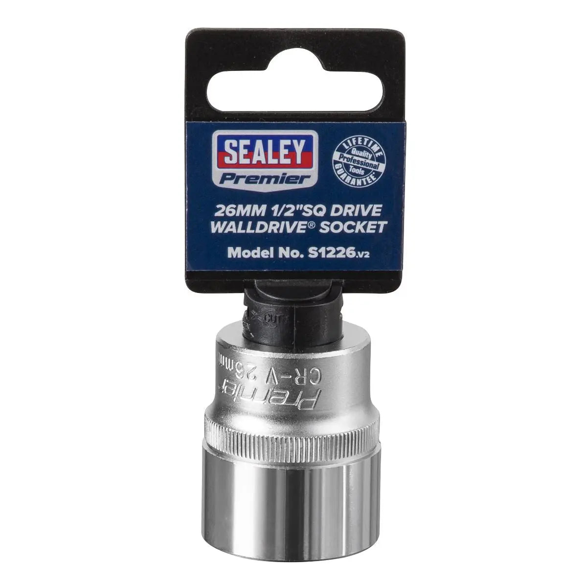 Sealey Premier WallDrive® Socket 26mm 1/2"Sq Drive 