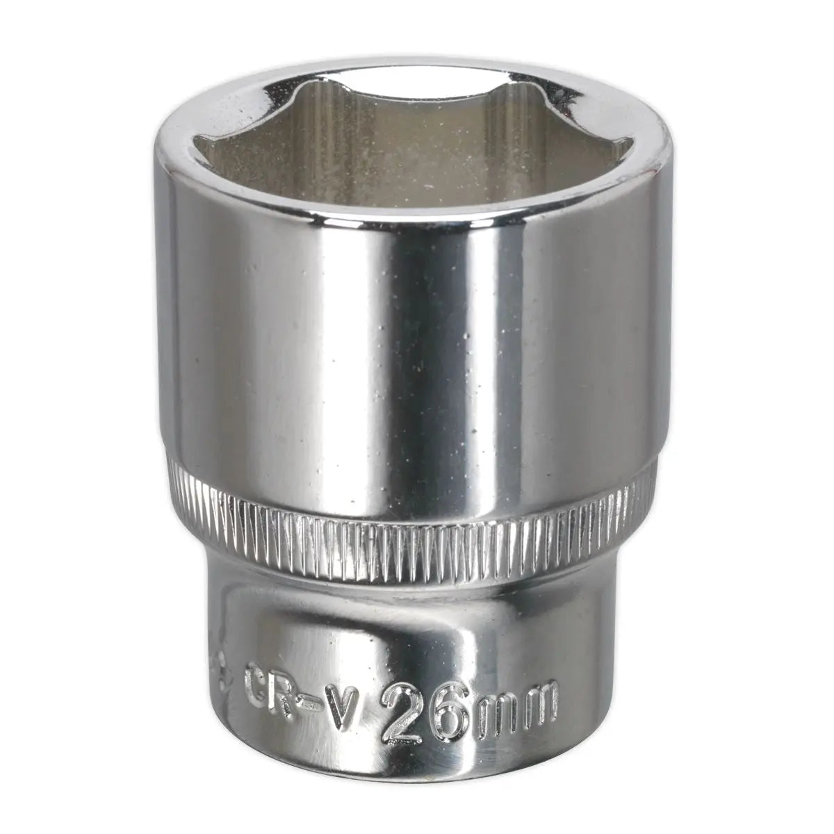 Sealey Premier WallDrive® Socket 26mm 1/2"Sq Drive Fully Polished 