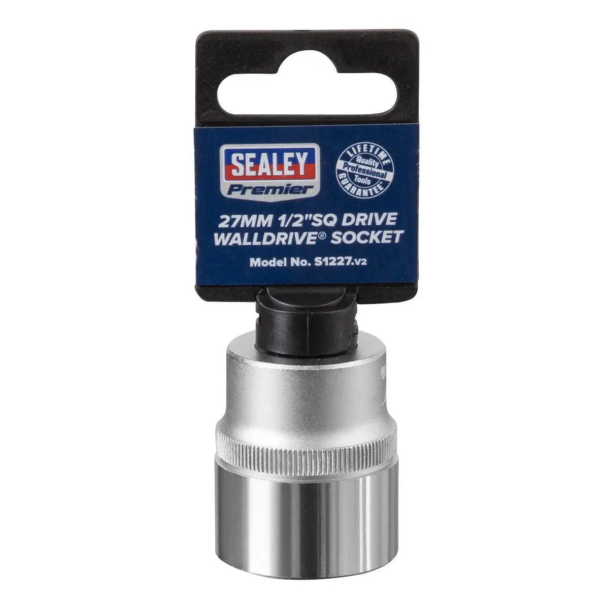 Sealey Premier WallDrive® Socket 27mm 1/2"Sq Drive 