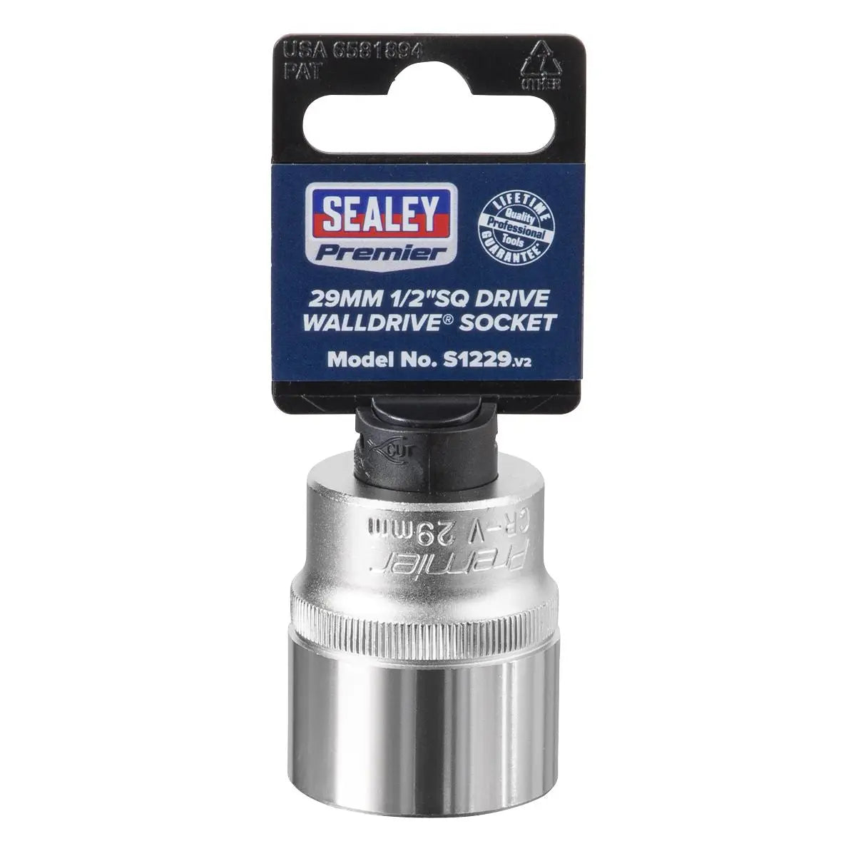 Sealey Premier WallDrive® Socket 29mm 1/2"Sq Drive 
