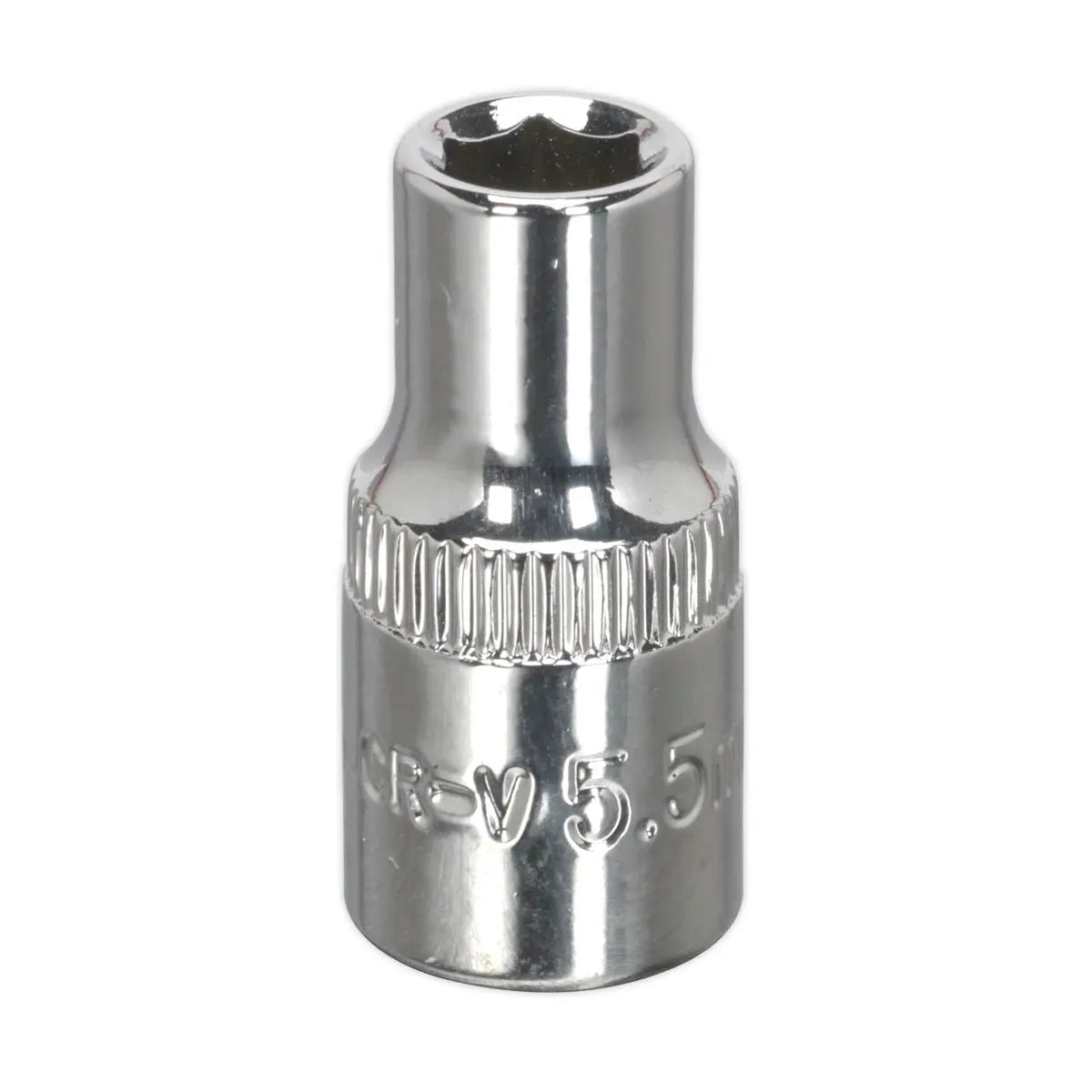 Sealey Premier WallDrive® Socket 5.5mm 1/4"Sq Drive Fully Polished 