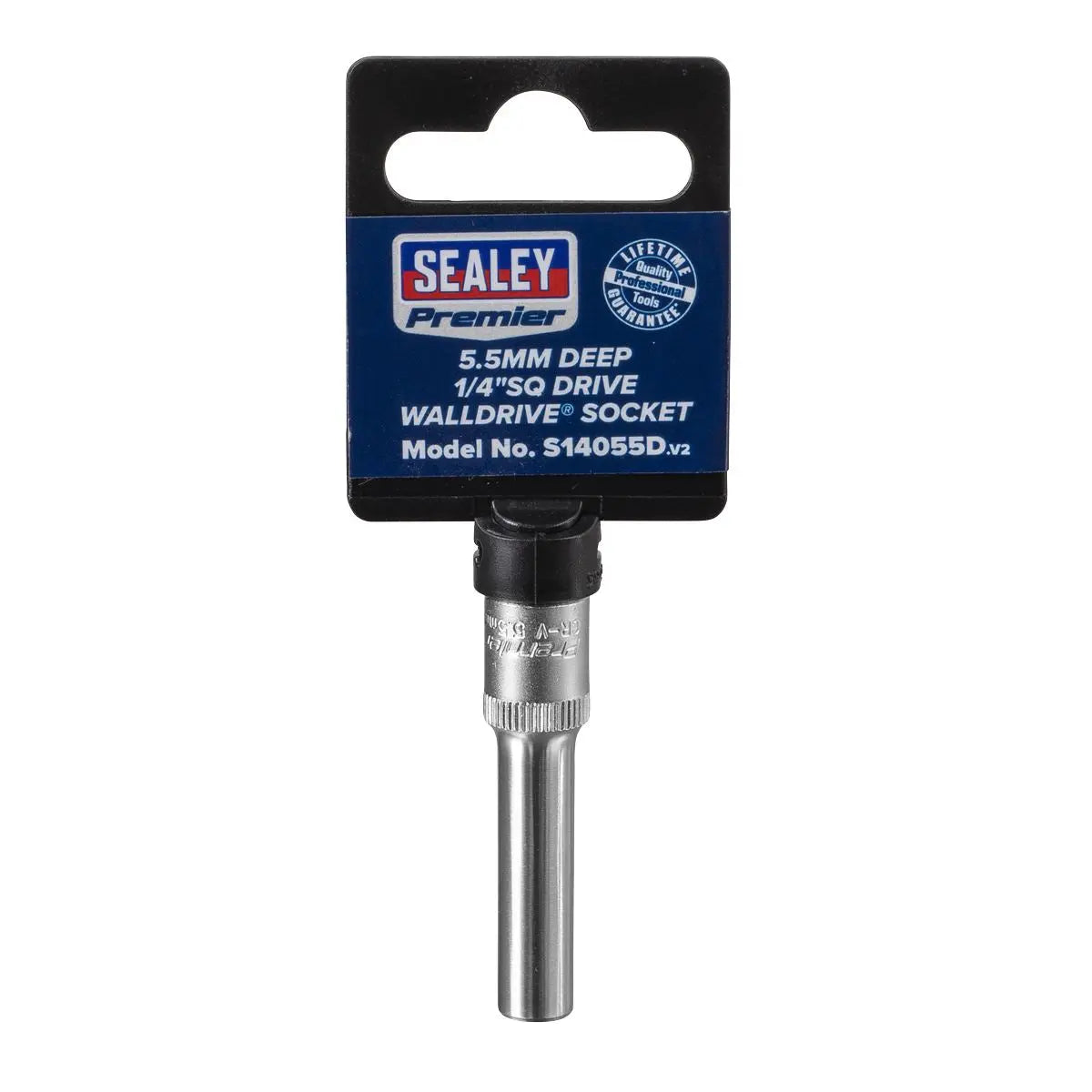 Sealey Premier WallDrive® Socket 5.5mm Deep 1/4"Sq Drive 