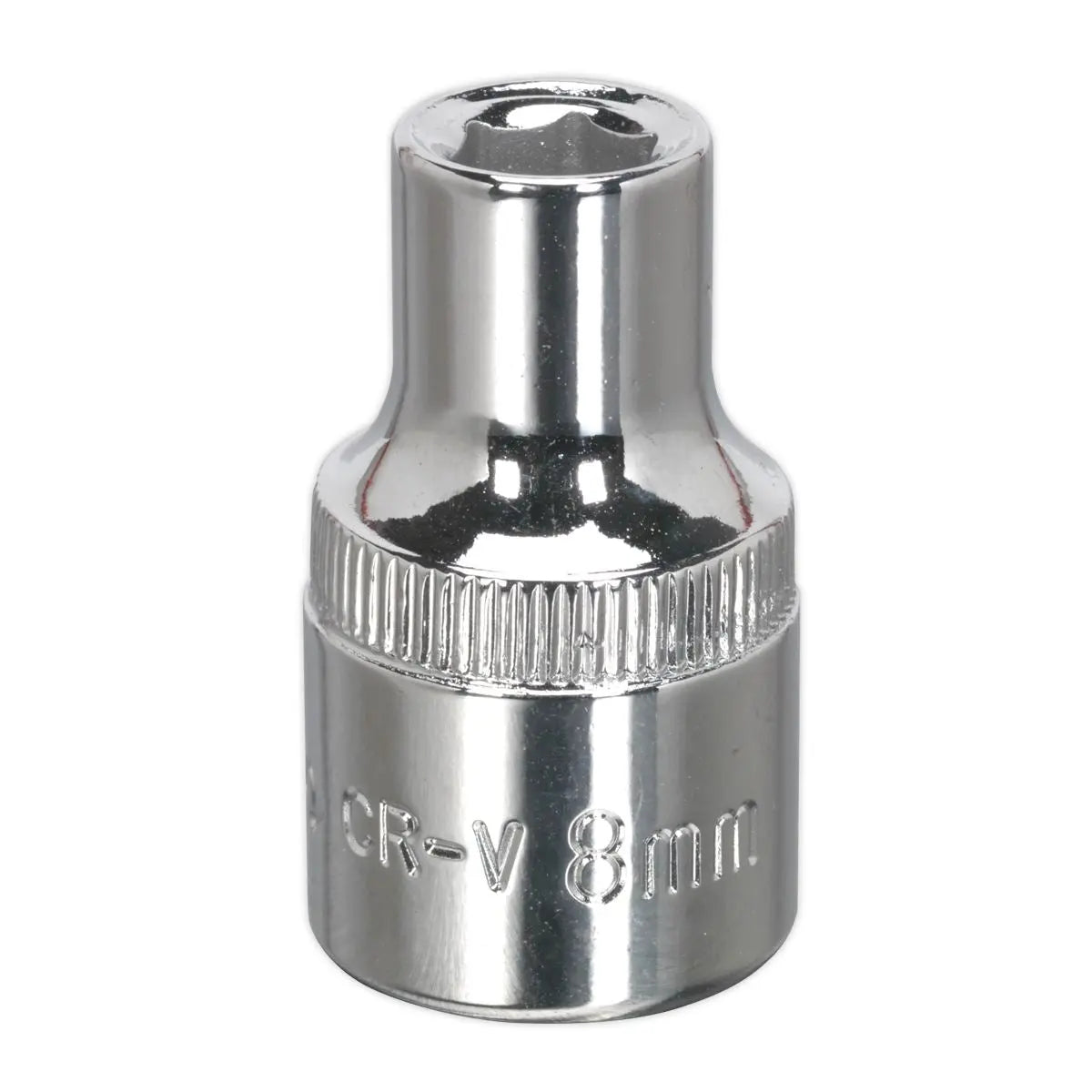 Sealey Premier WallDrive® Socket 8mm 1/2"Sq Drive Fully Polished 