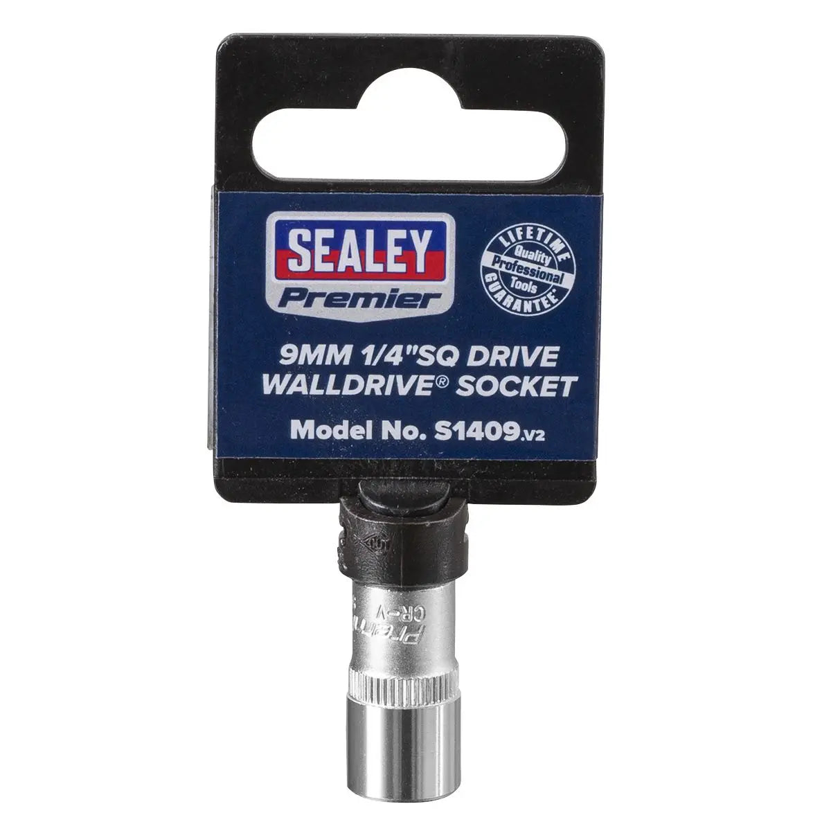 Sealey Premier WallDrive® Socket 9mm 1/4"Sq Drive 