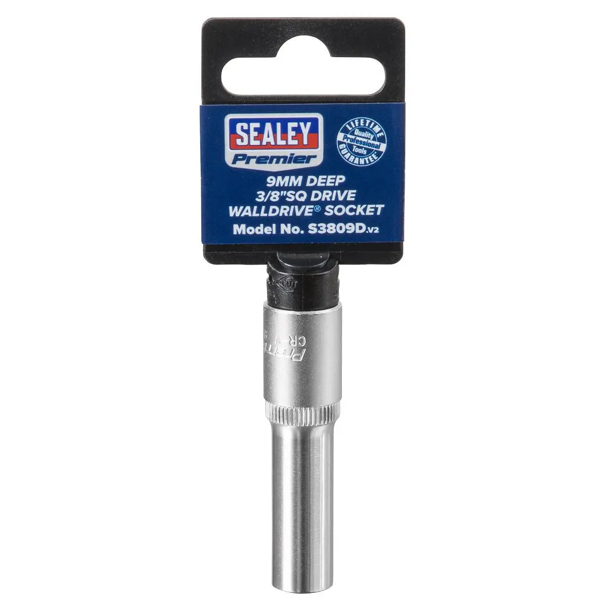Sealey Premier WallDrive® Socket 9mm Deep 3/8"Sq Drive 