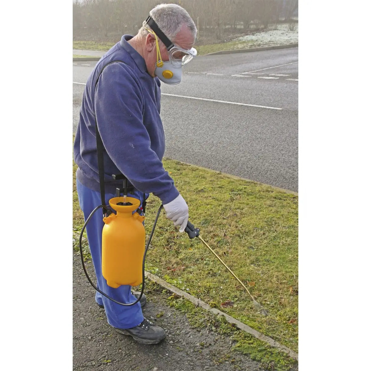 Sealey Pressure Sprayer 5L Gardening Pesticide Herbicide Fluid Bottle Lance 