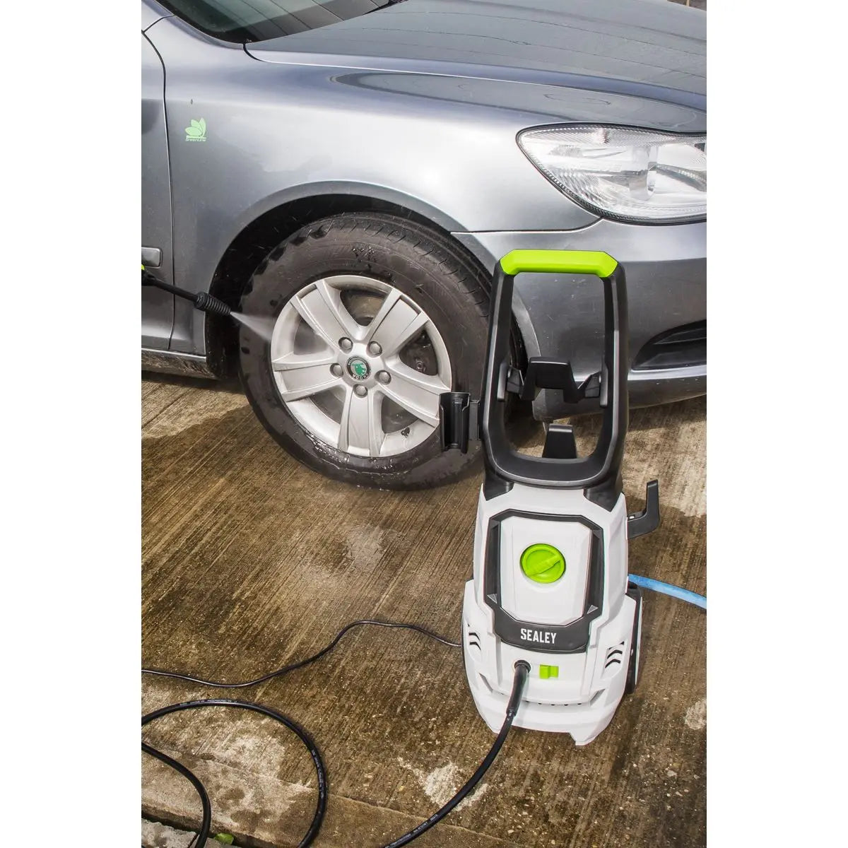 Sealey Pressure Washer 130bar 420L/hr with TSS & Rotablast® Nozzle  White Rose Tools