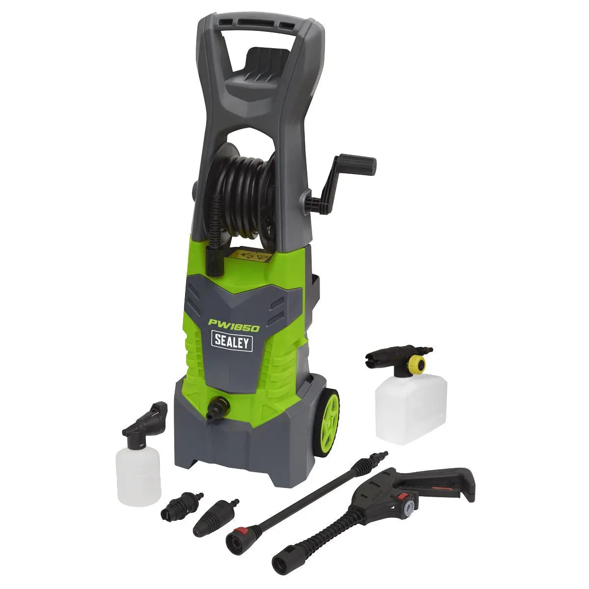 Sealey Pressure Washer 130bar with Snow Foam Sprayer Kit 