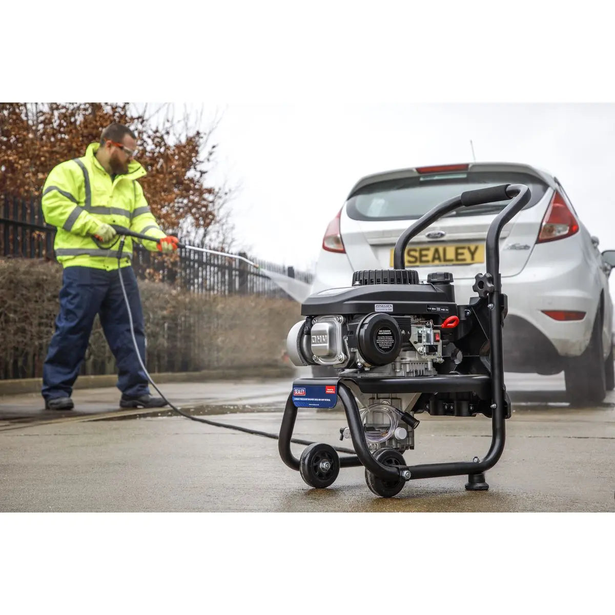 Sealey Pressure Washer 150bar 360L/hr 4hp Petrol 