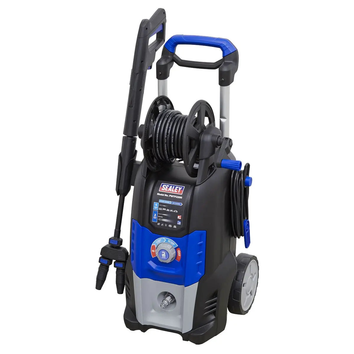 Sealey Pressure Washer 150bar 810L/hr Twin Pump with TSS & Rotablast® Nozzle 