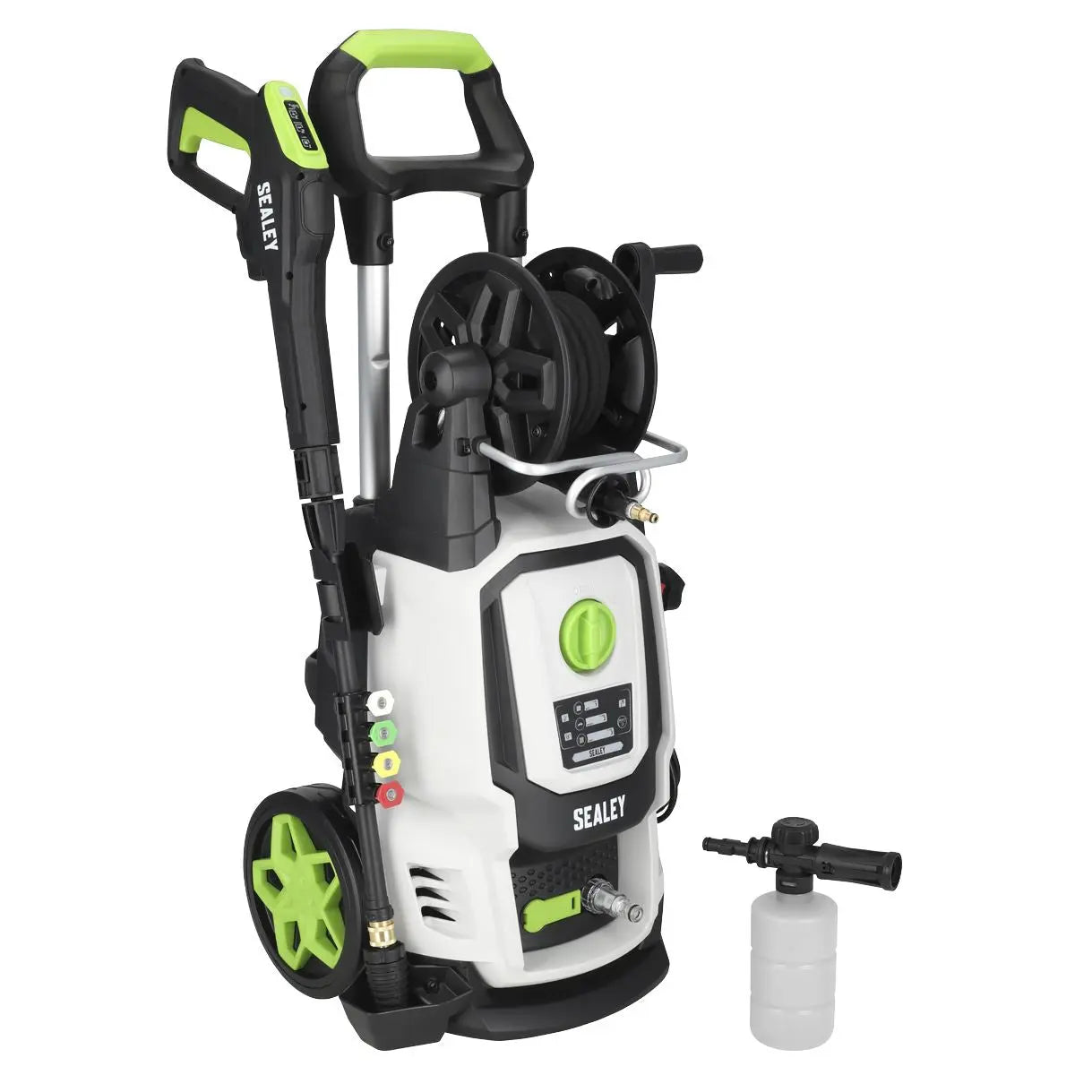 Sealey Pressure Washer 170bar 450L/hr Lance Controlled Pressure with TSS & Rotablast® Nozzle  White Rose Tools