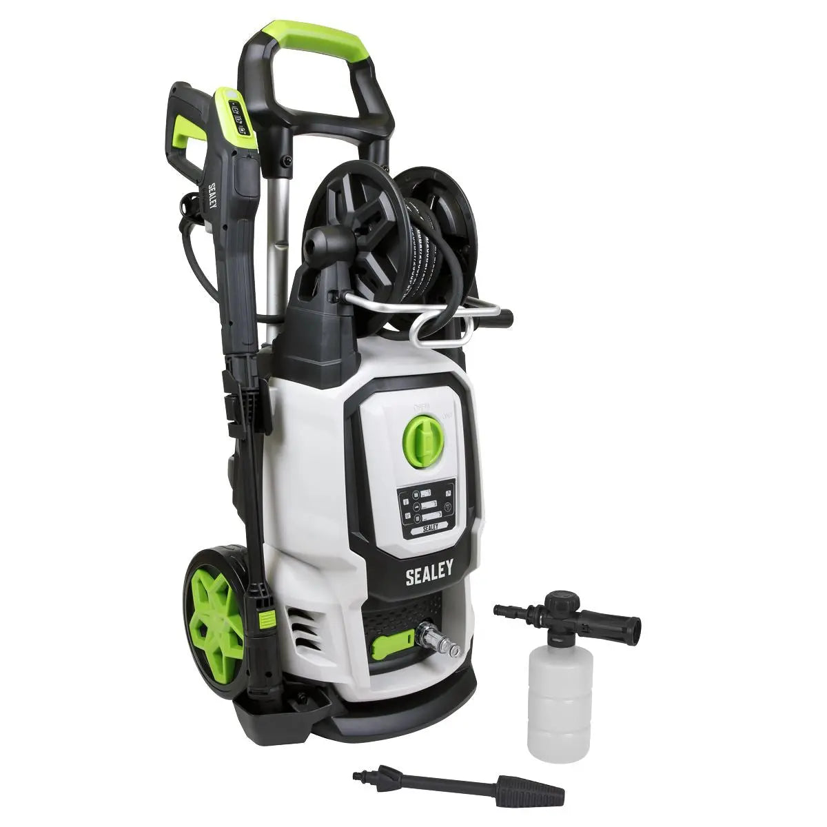 Sealey Pressure Washer 170bar 450L/hr Lance Controlled Pressure with TSS & Rotablast® Nozzle  White Rose Tools