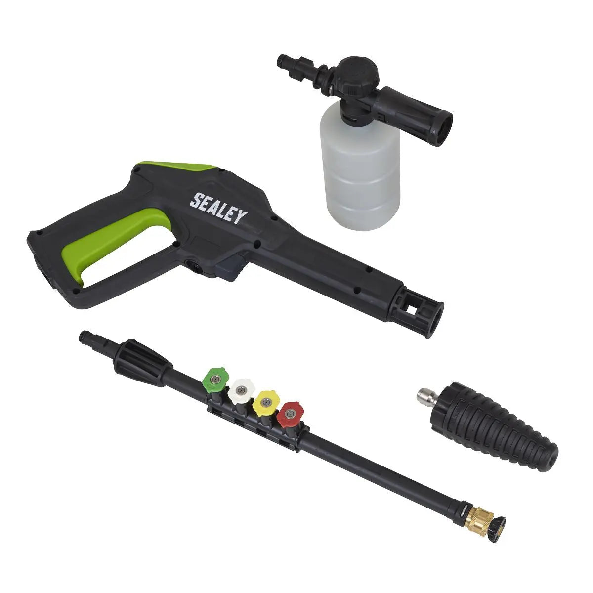 Sealey Pressure Washer 170bar 450L/hr Lance Controlled Pressure with TSS & Rotablast® Nozzle  White Rose Tools