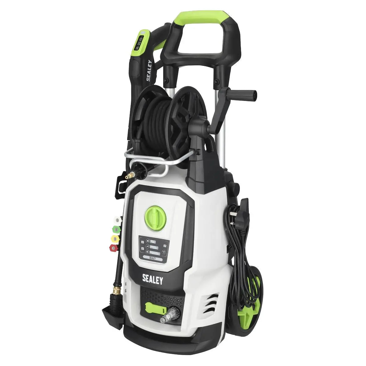 Sealey Pressure Washer 170bar 450L/hr Lance Controlled Pressure with TSS & Rotablast® Nozzle  White Rose Tools
