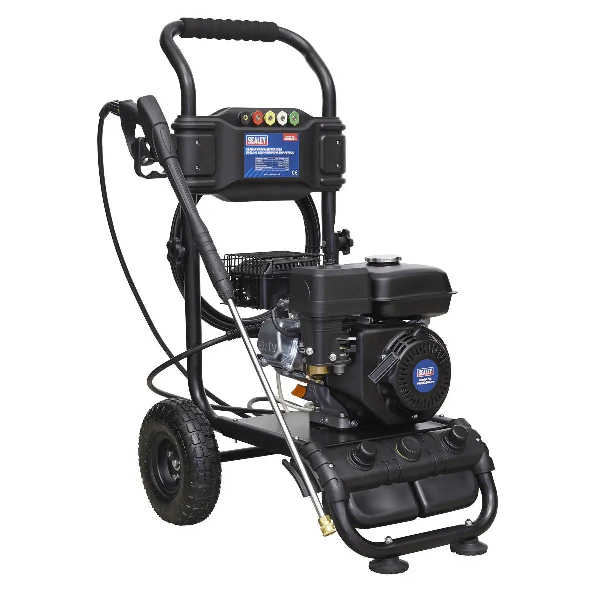 Sealey Pressure Washer 220bar 540L/hr 6.5hp Petrol 
