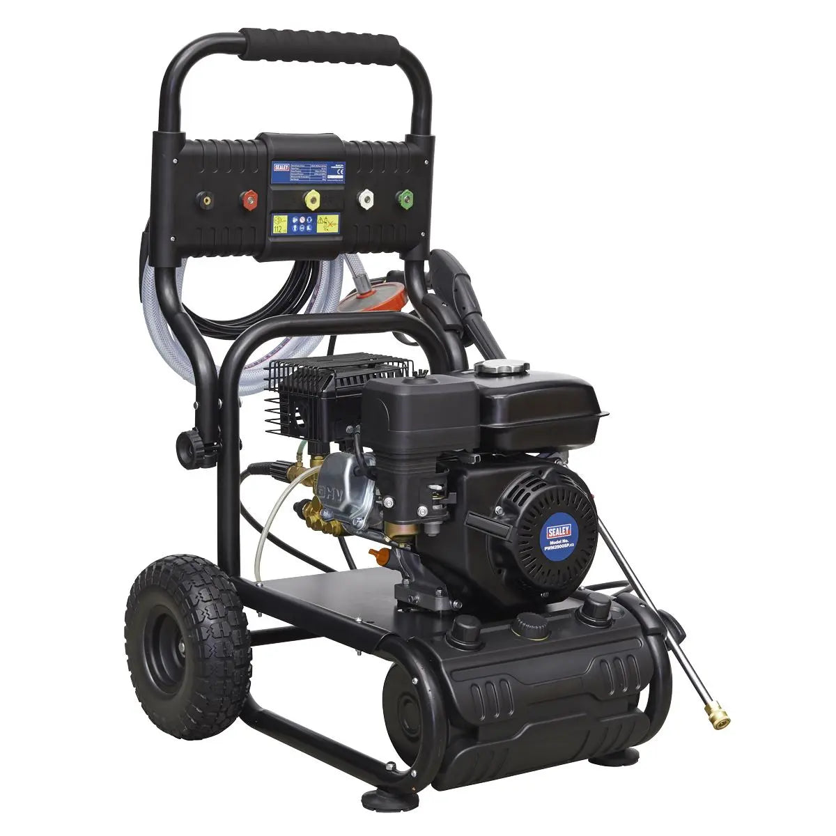 Sealey Pressure Washer 220bar 540L/hr Self-Priming 6.5hp Petrol 