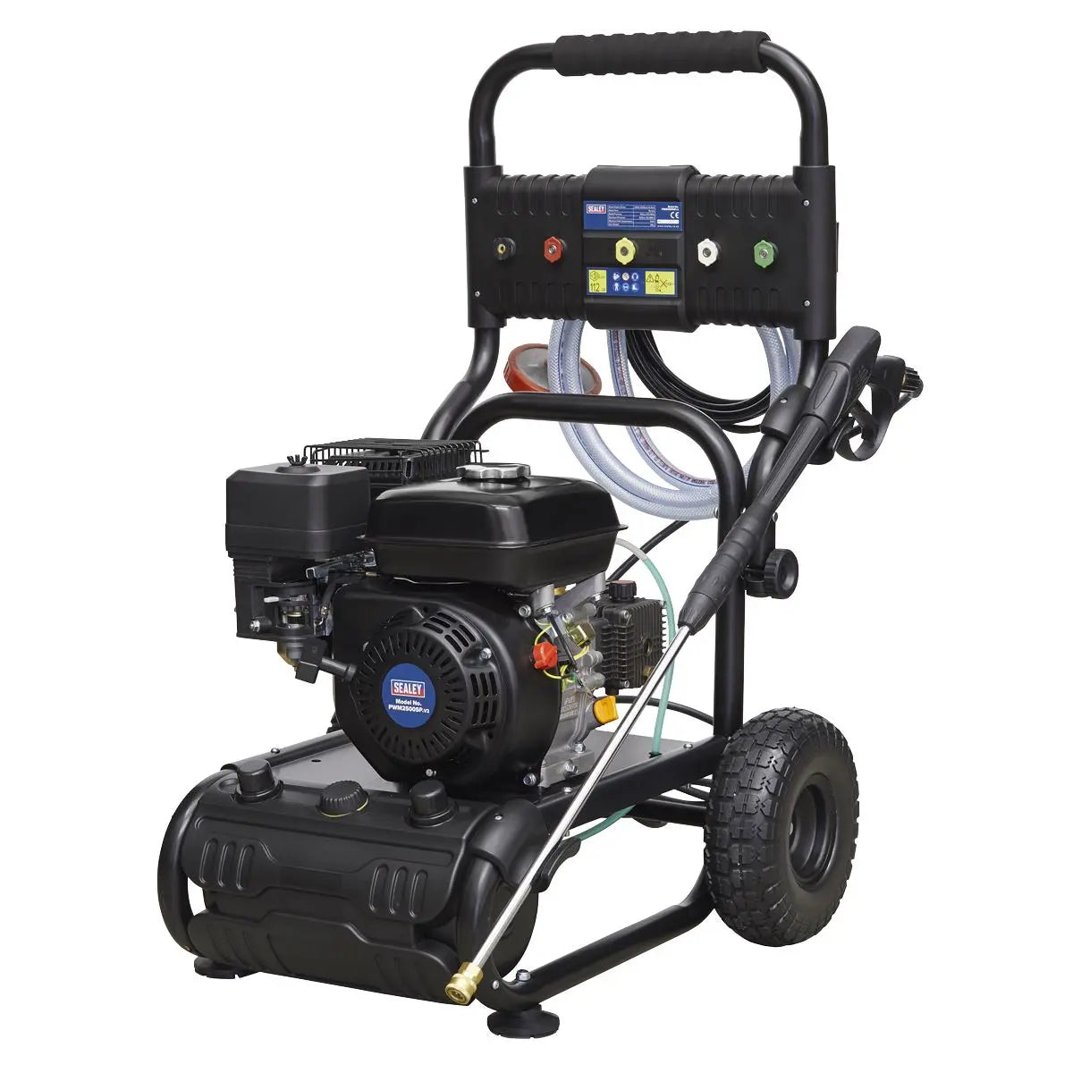Sealey Pressure Washer 220bar 540L/hr Self-Priming 6.5hp Petrol 