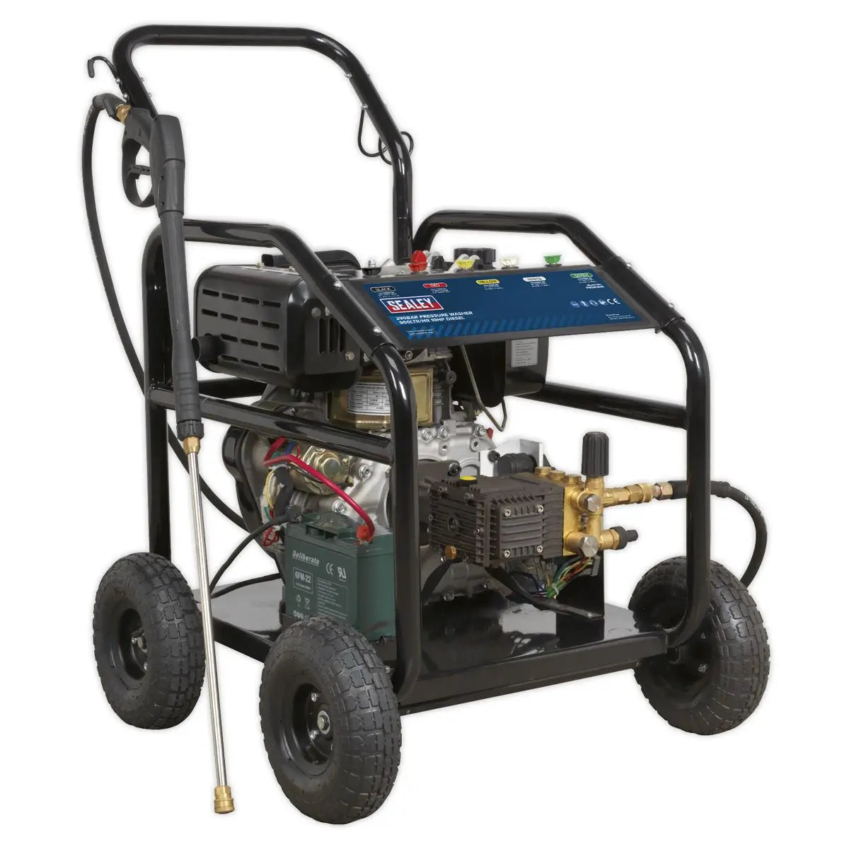 Sealey Pressure Washer 290bar 900L/hr 10hp - Diesel 