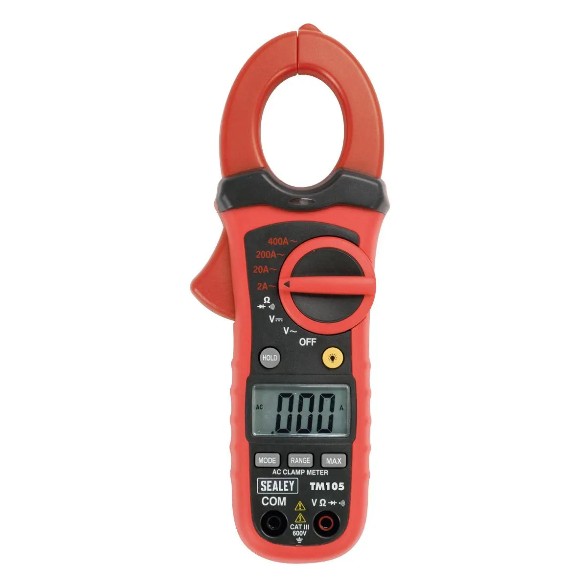 Sealey Professional Auto-Ranging Digital Clamp Meter NCVD - 6-Function 