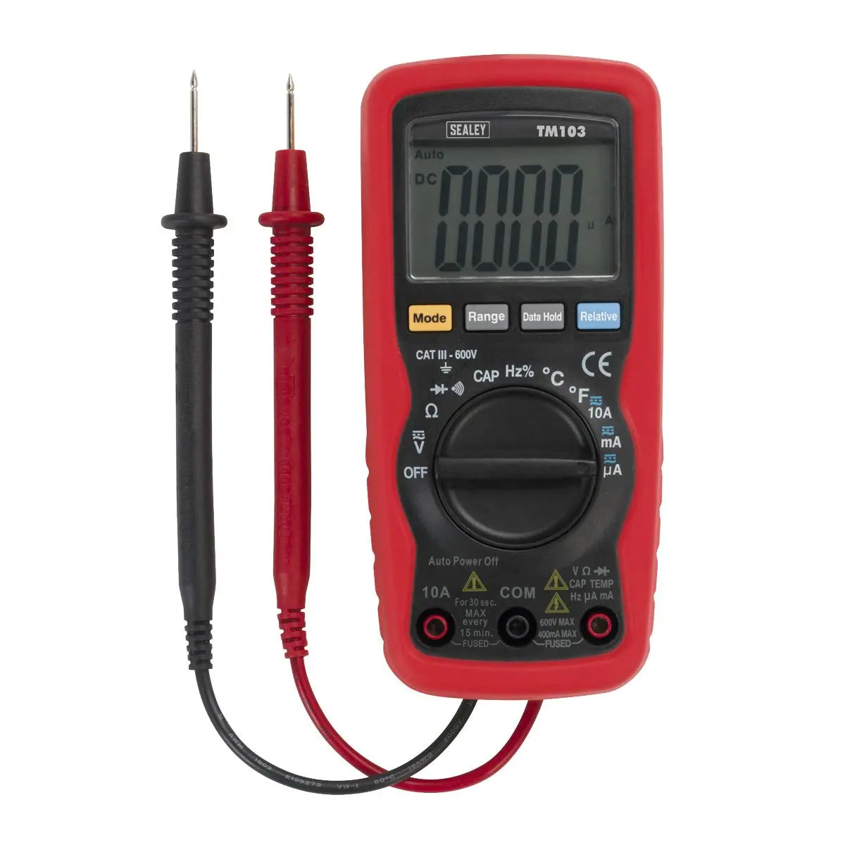 Sealey Professional Auto-Ranging Digital Multimeter - 11-Function 