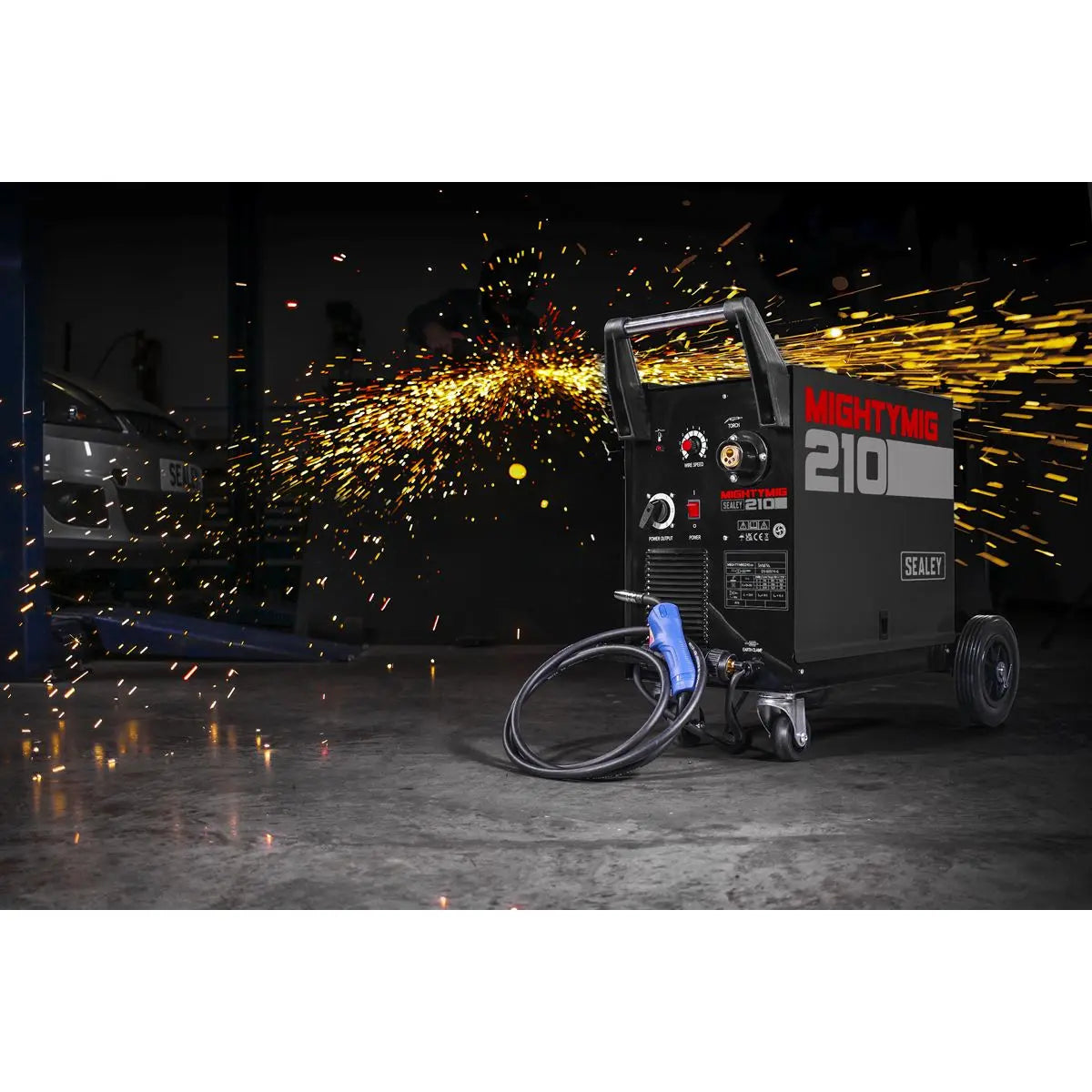 Sealey Professional Gas/Gasless MIG Welder 210A with Euro Torch 