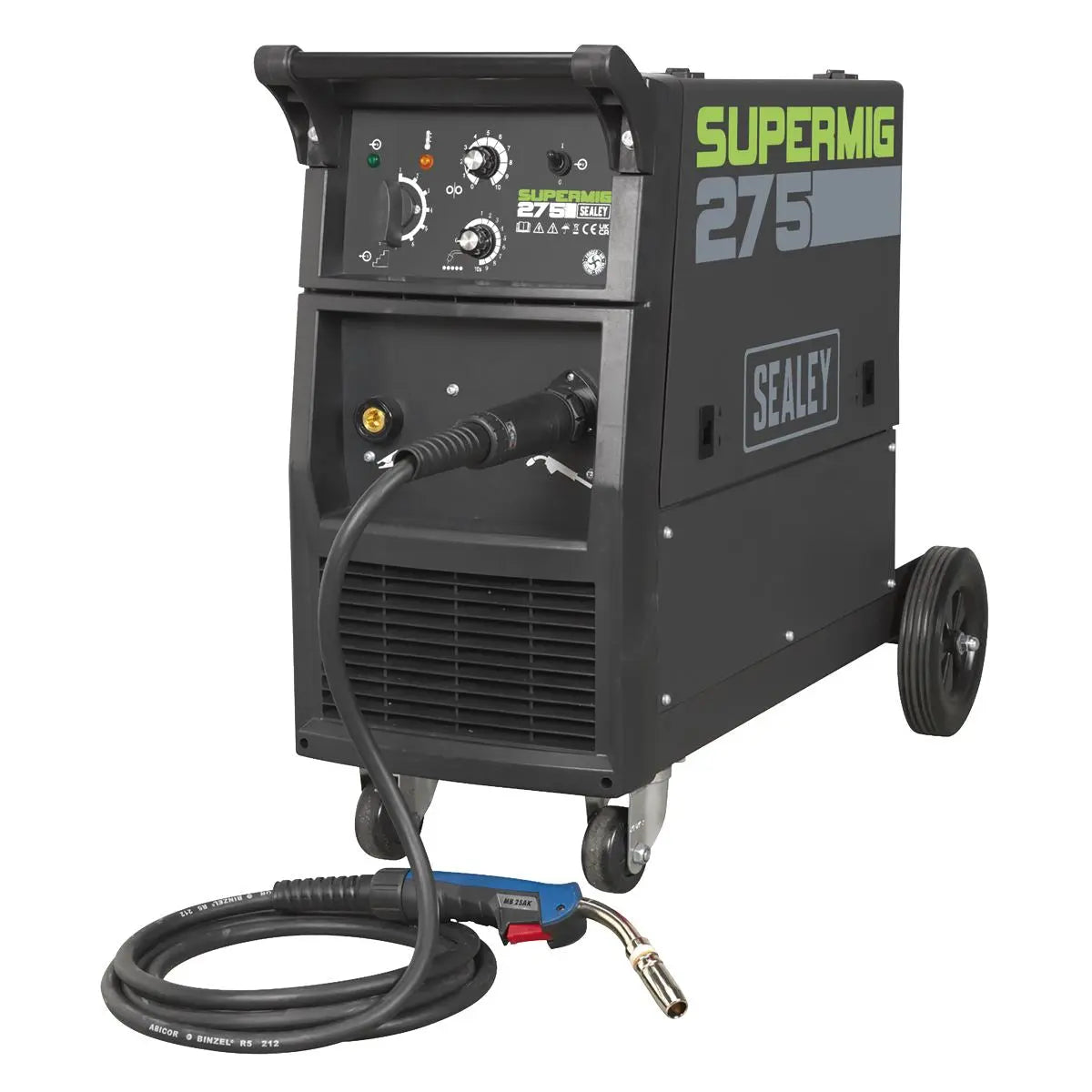 Sealey Professional MIG Welder 270Amp 230V with Binzel® Euro Torch 