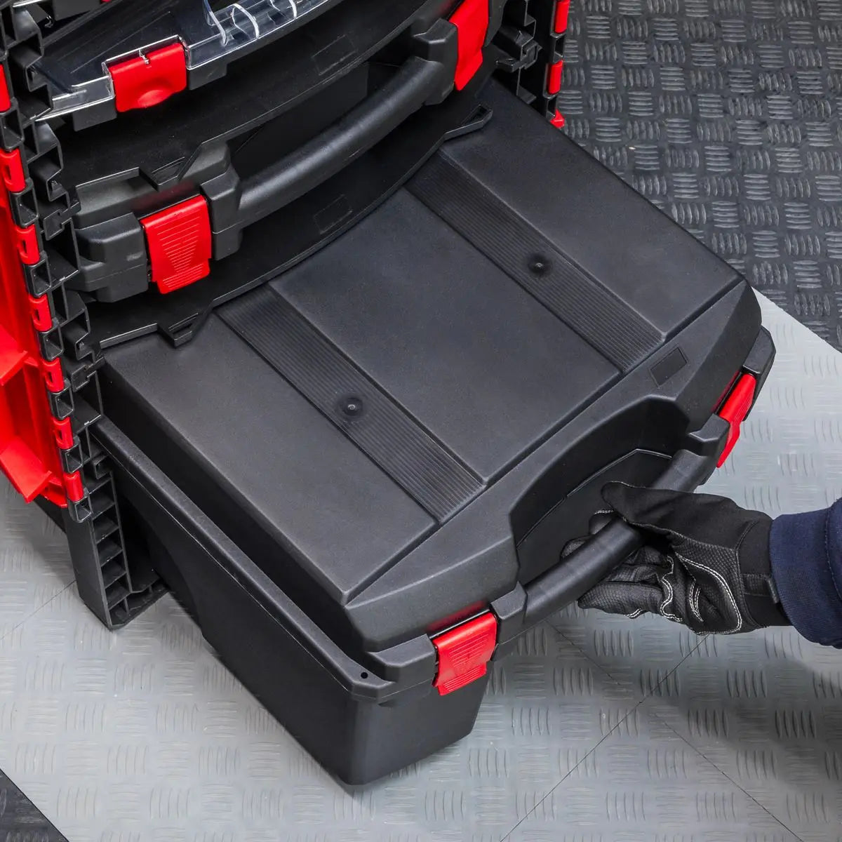 Sealey Professional Mobile Toolbox with 5 Removable Storage Cases 