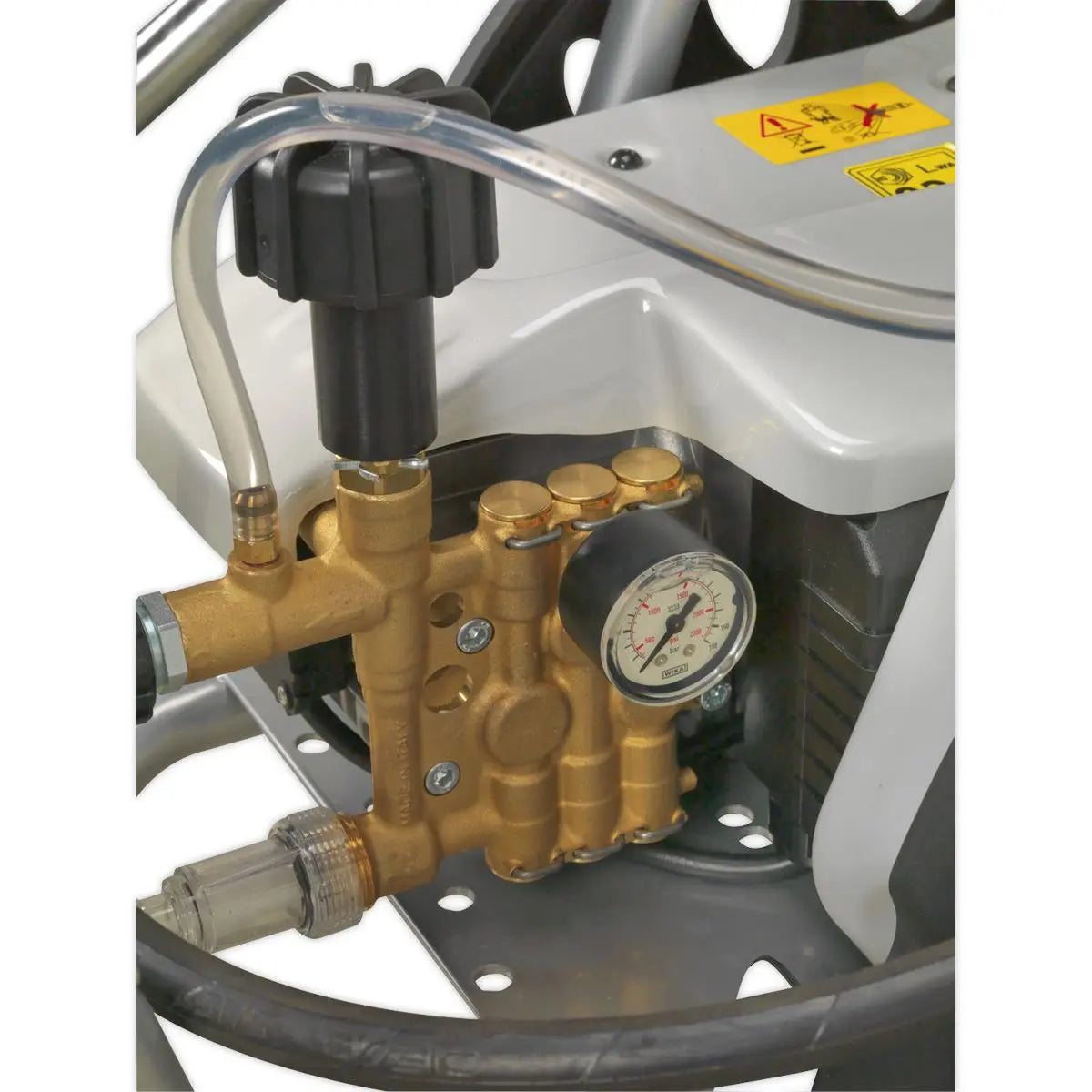 Sealey Professional Pressure Washer 150bar with Accessories  White Rose Tools