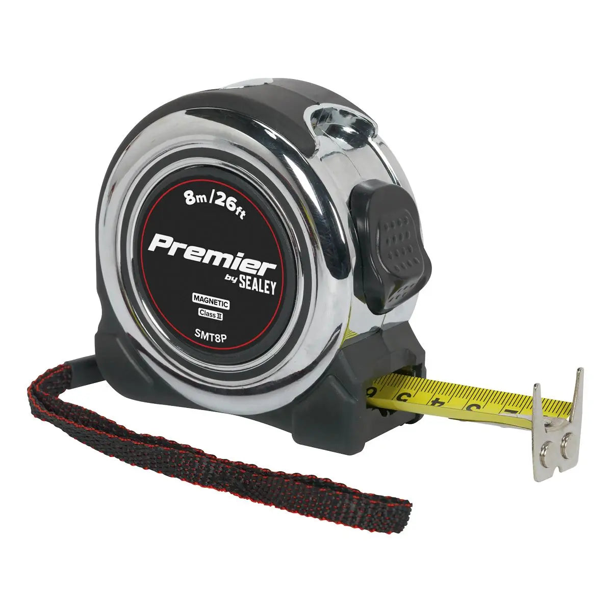 Sealey Professional Tape Measure Chrome Body 5m or 8m 