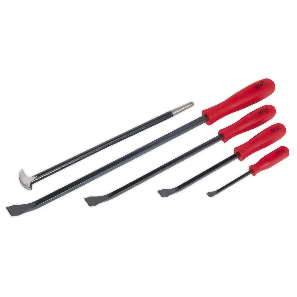 Sealey Pry Bar Heel Wrecking Tool Cranked Chisel Pointed Tip Breaker Heavy Duty 