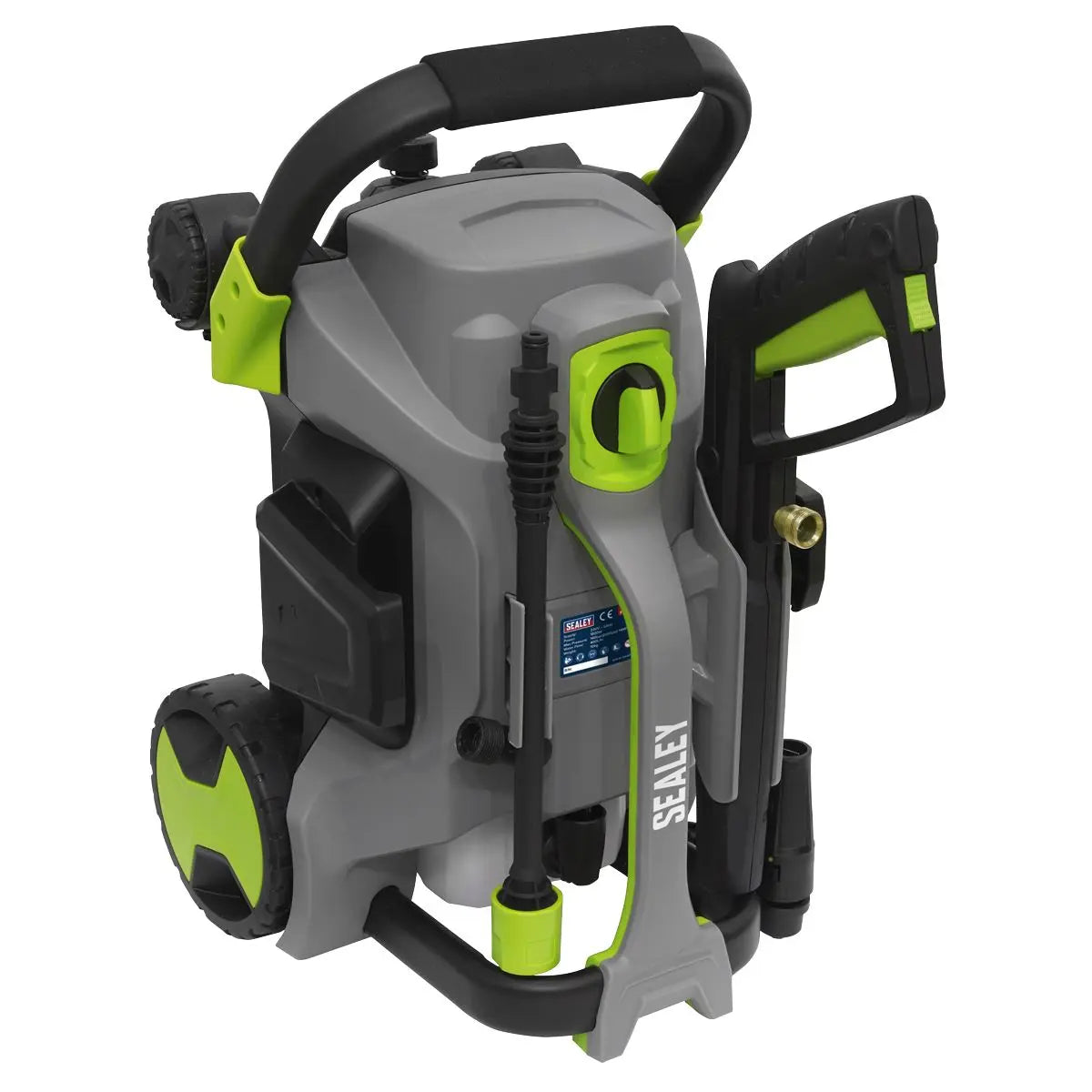 Sealey Pull Along Pressure Washer 140bar with TSS 1800W 