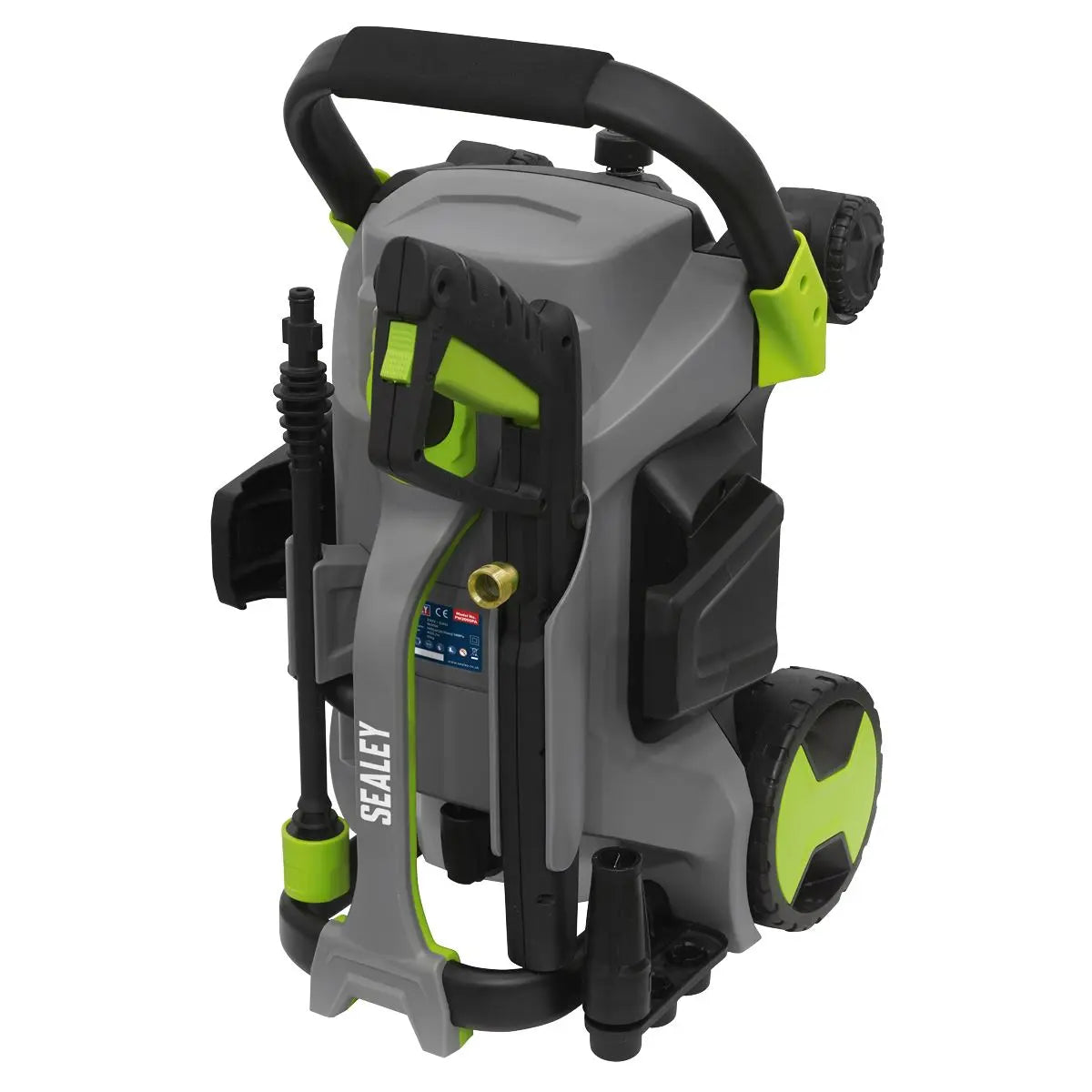 Sealey Pull Along Pressure Washer 140bar with TSS 1800W 