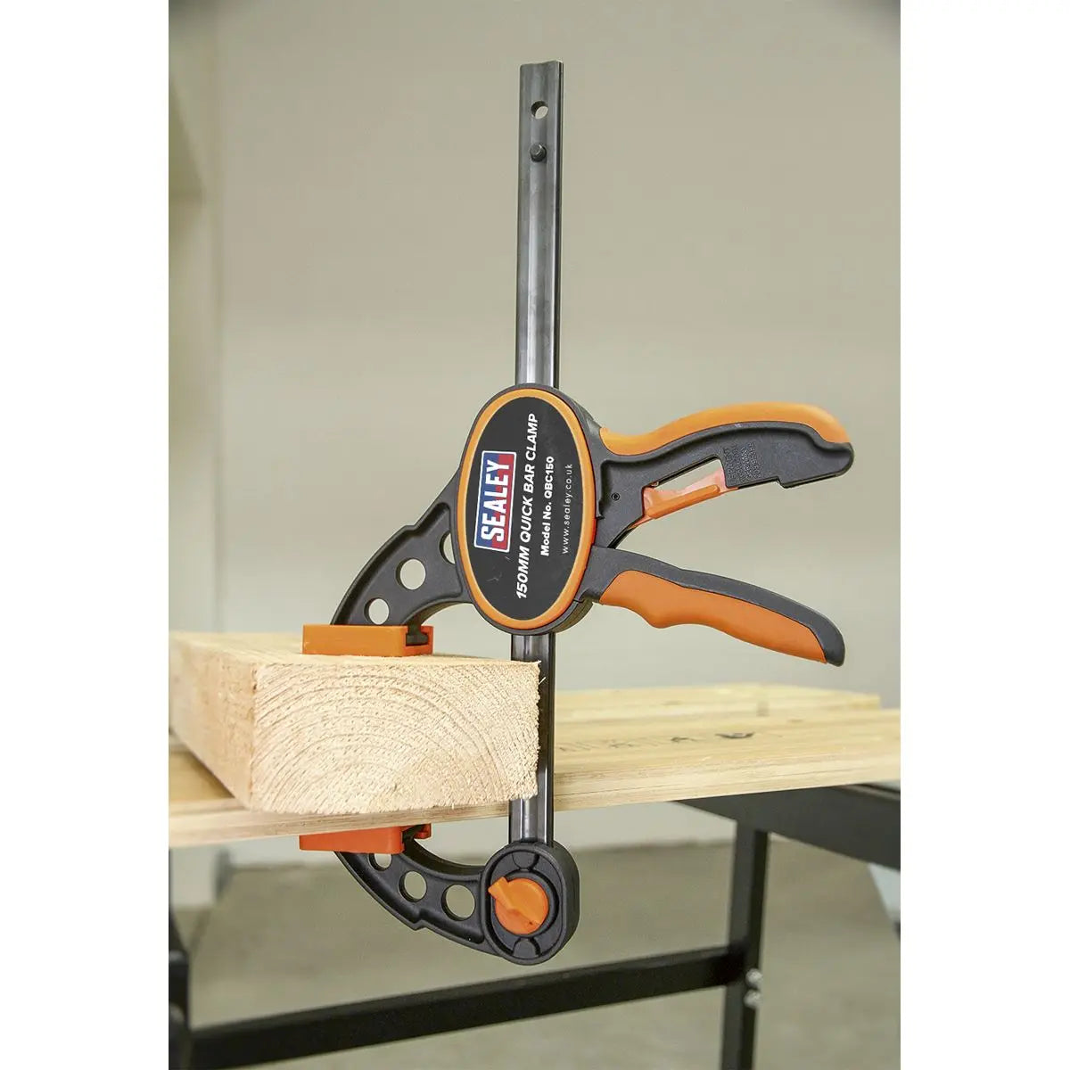 Sealey Quick Bar Clamp 150mm - 2pc Set 