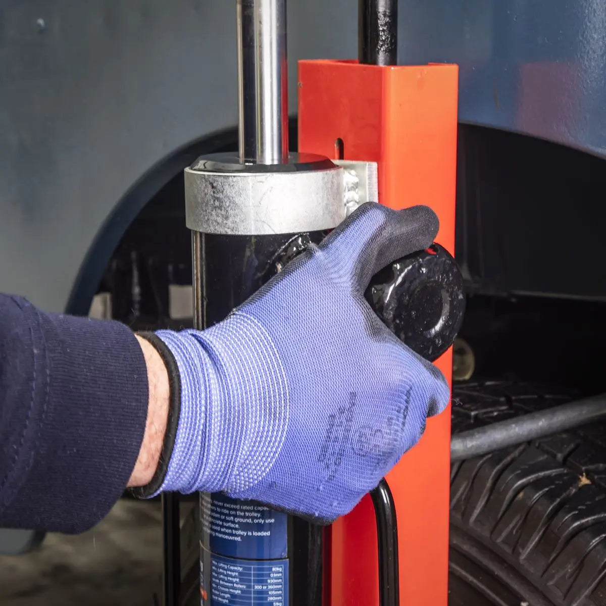 Sealey Quick Lift Wheel Removal/Lifter Trolley 80kg 