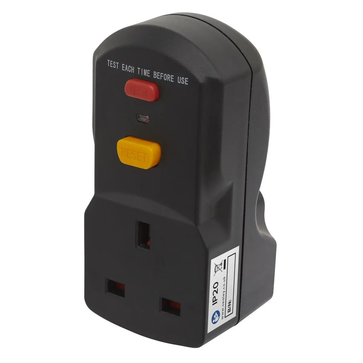 Sealey RCD Safety Adaptor 230V 