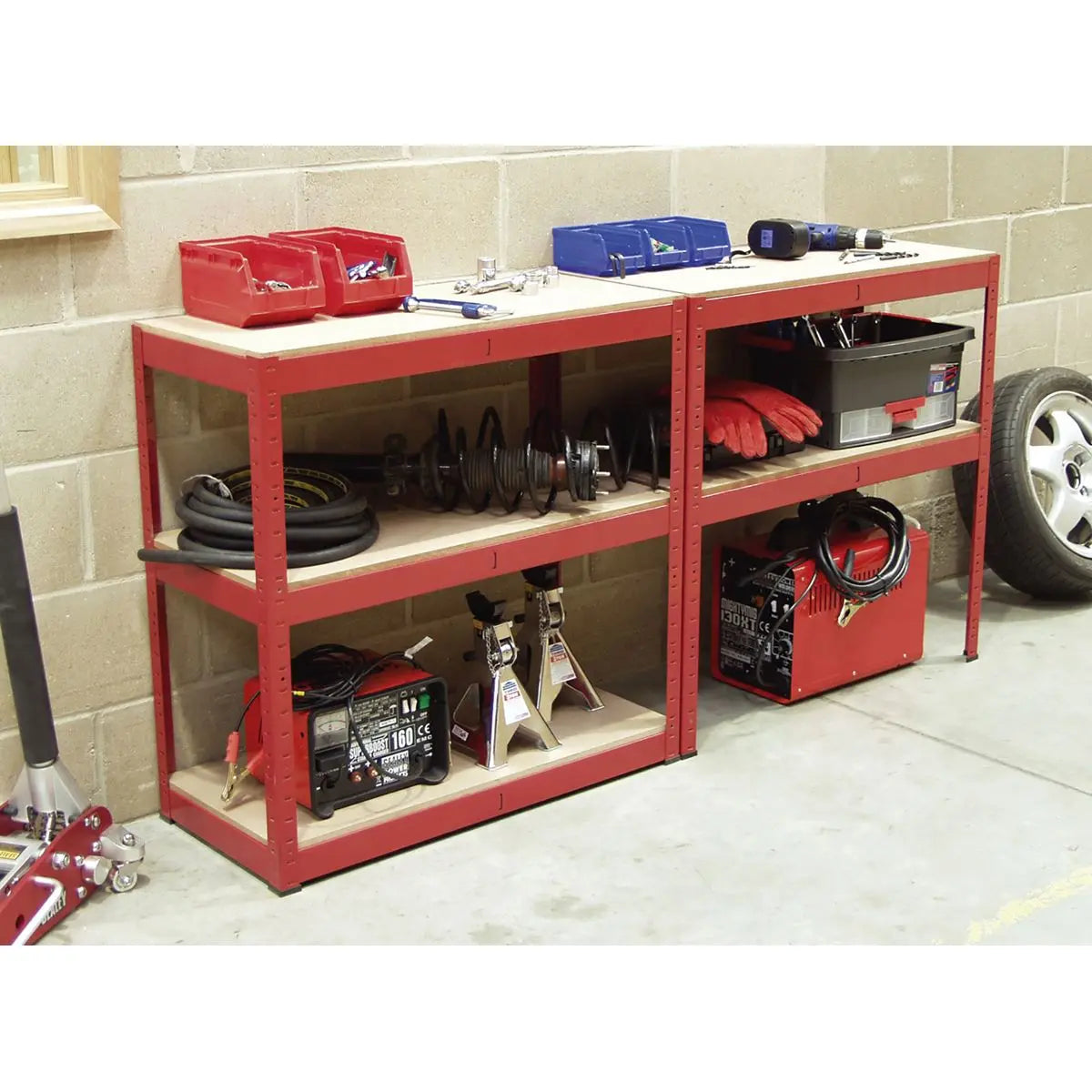 Sealey Racking Unit with 5 Shelves 350kg Capacity Per Level 
