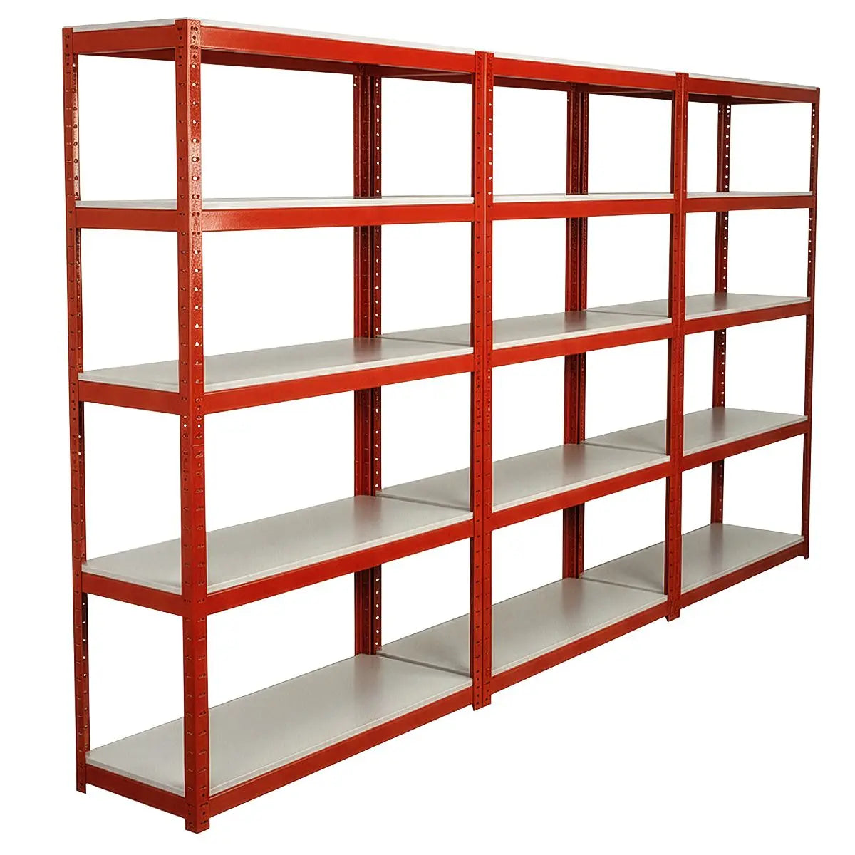 Sealey Racking Unit with 5 Shelves 500kg Capacity Per Level - Set of 3  White Rose Tools