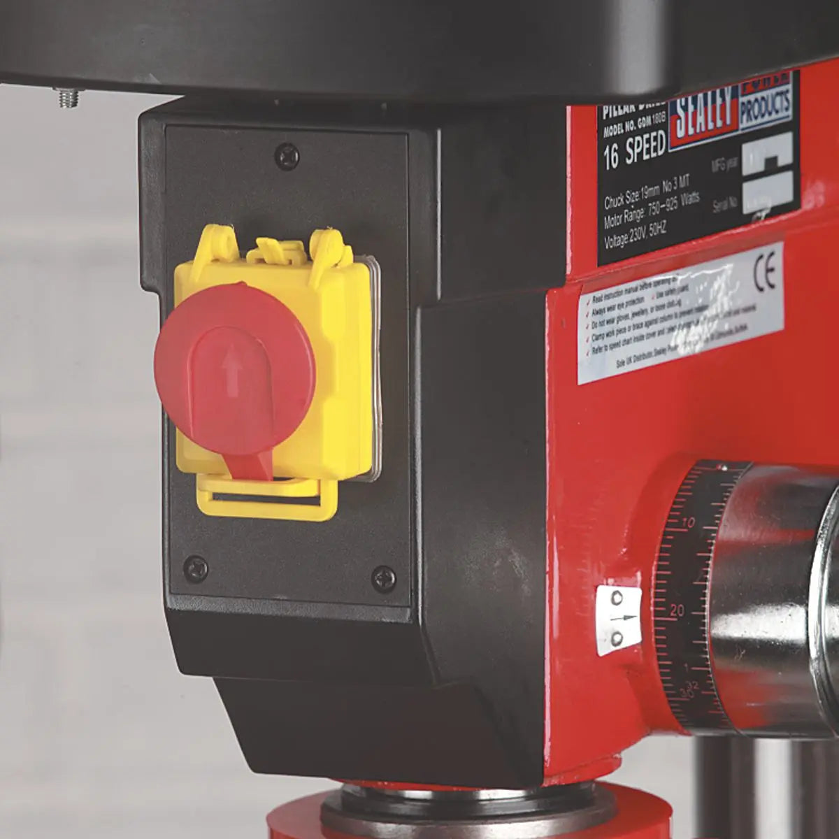 Sealey Radial Pillar Drill Floor 5-Speed 550W/230V 