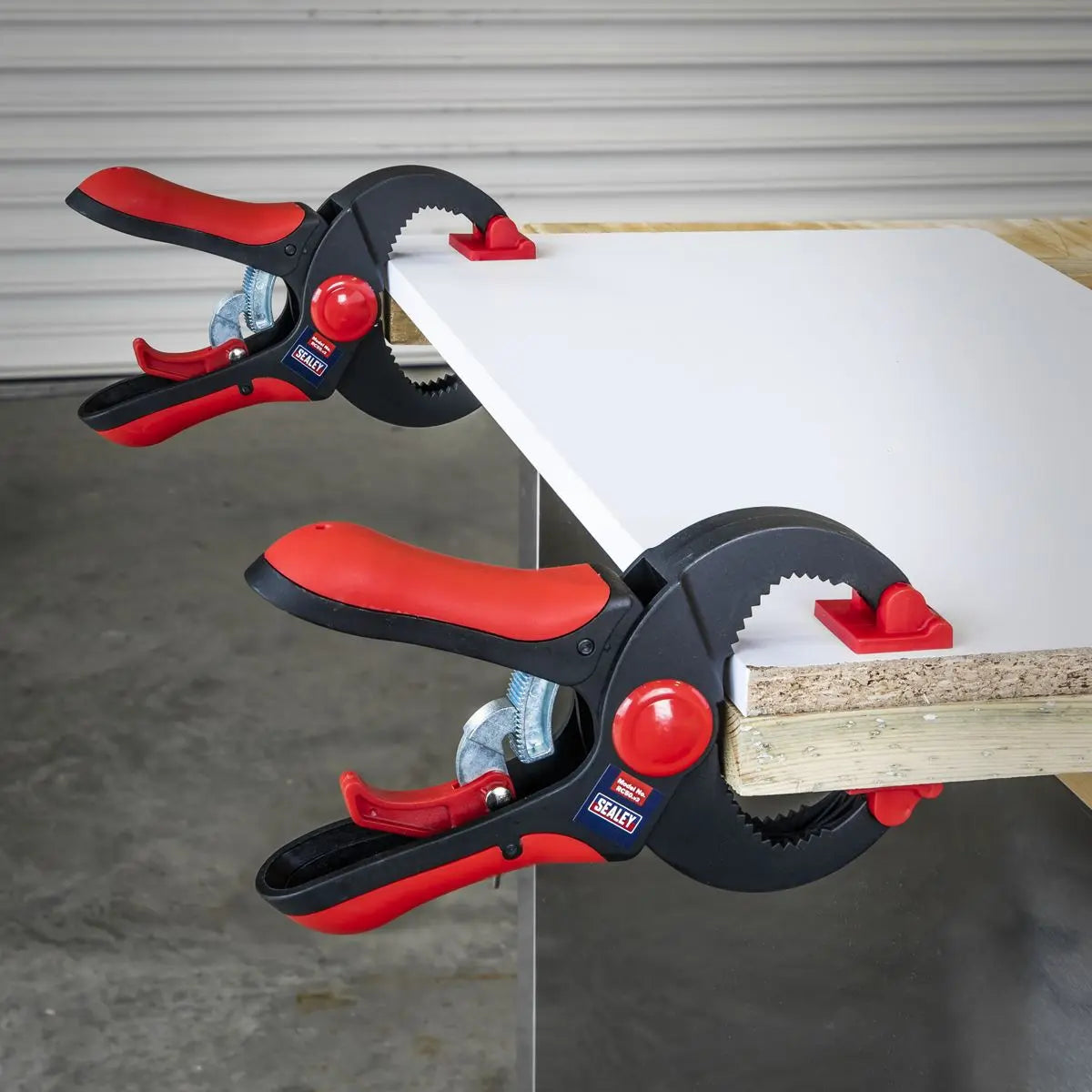 Sealey Ratchet Clamp 45mm 4pc Set 