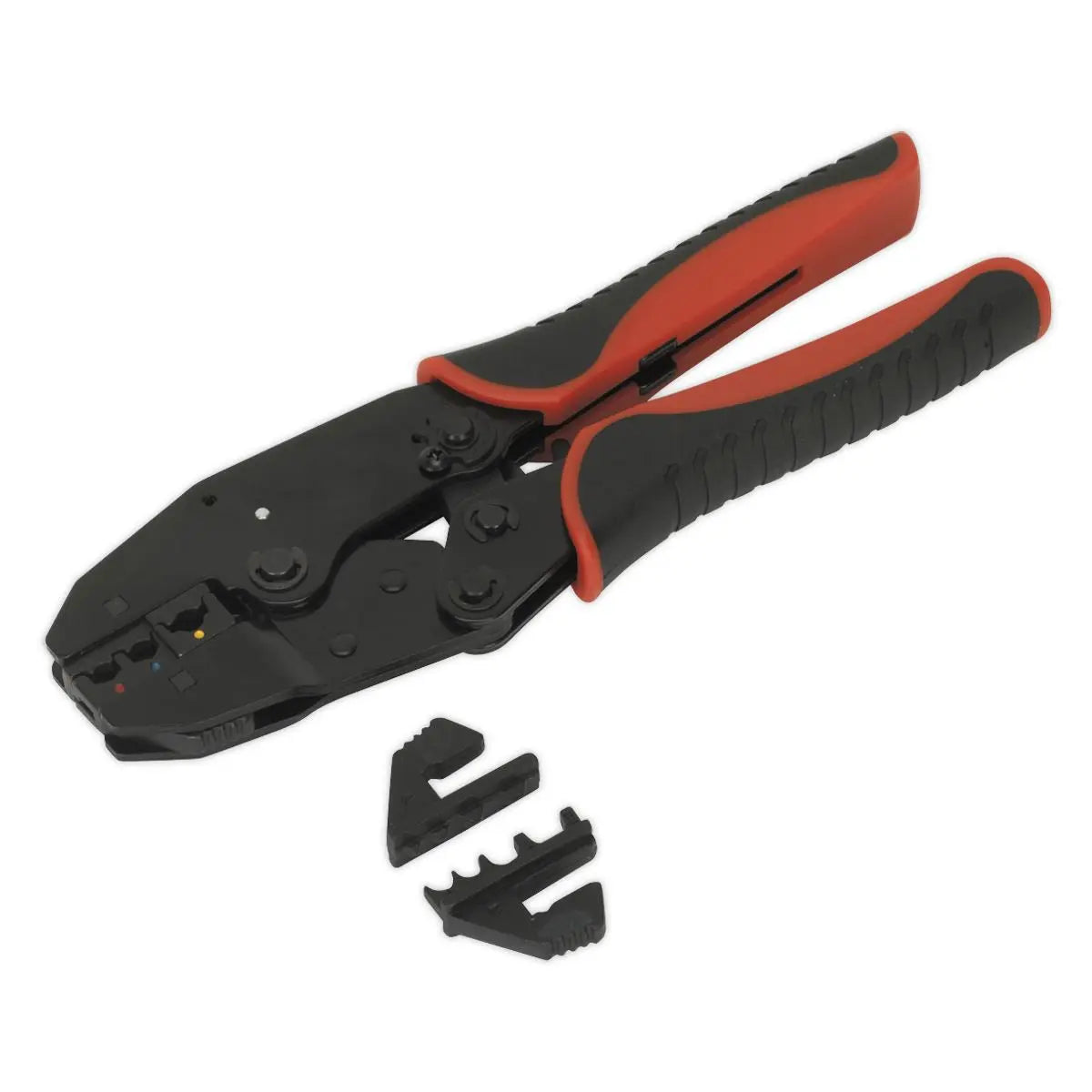 Sealey Ratchet Crimping Tool Interchangeable Jaws 