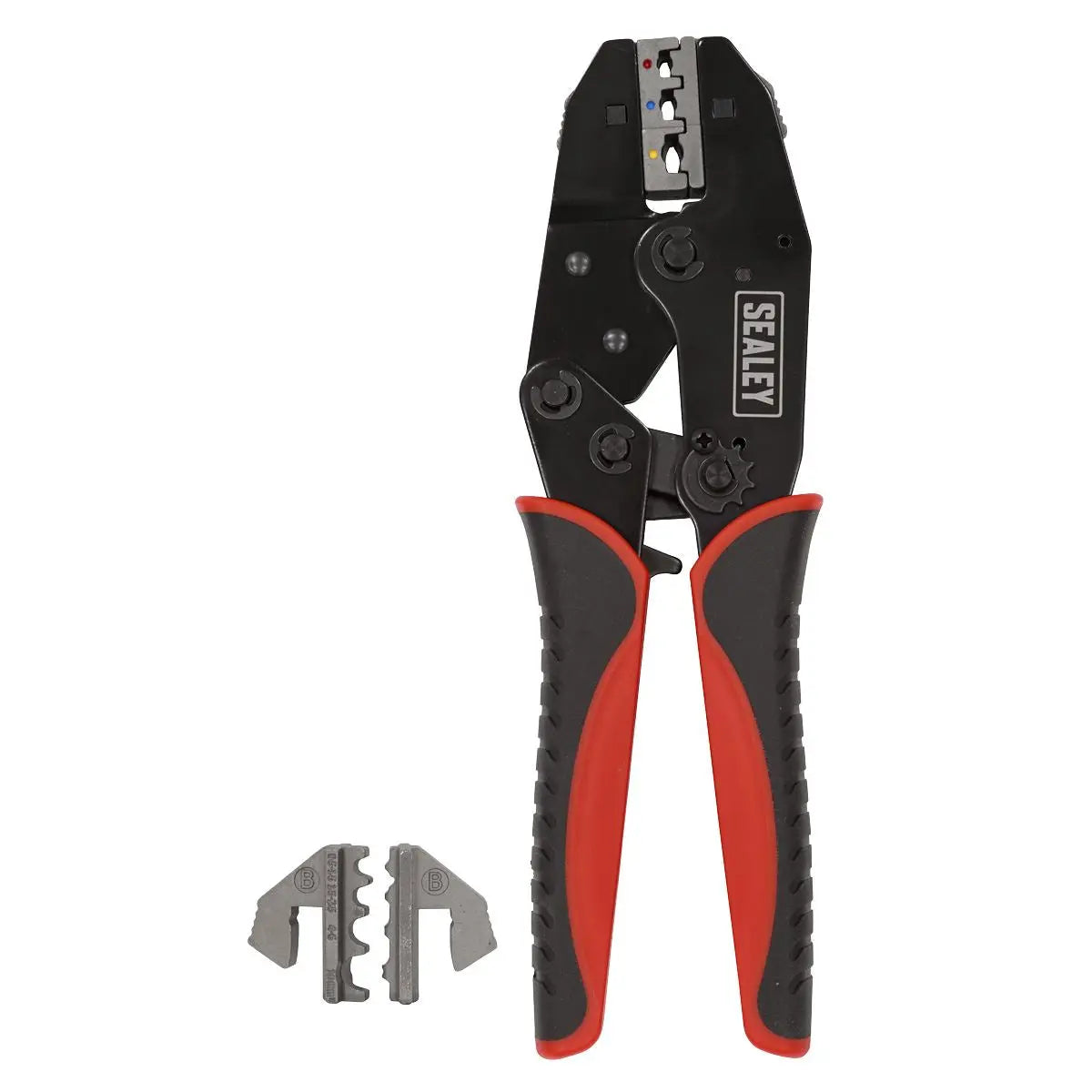 Sealey Ratchet Crimping Tool Interchangeable Jaws 