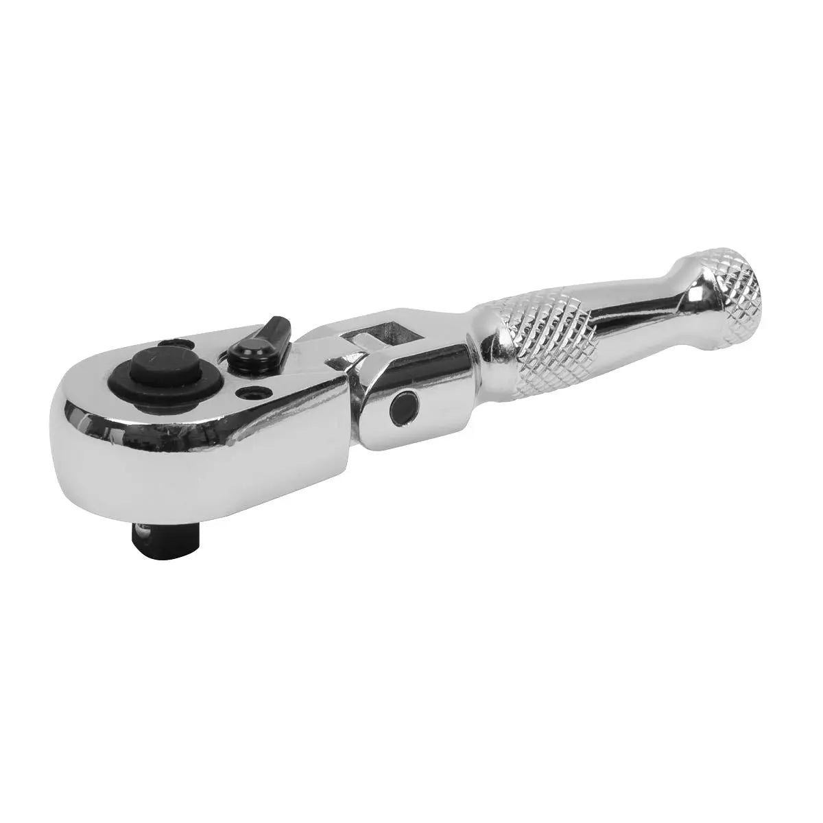 Sealey Ratchet Handle Socket Wrench Flexi Head Stubby 1/4" Drive 72 Tooth 