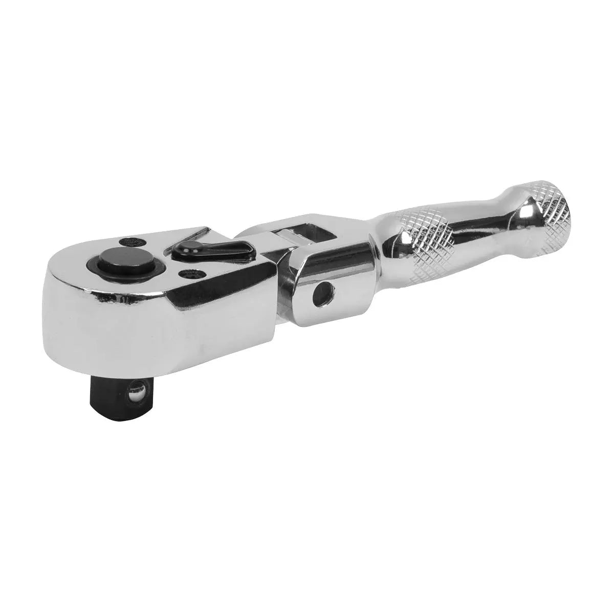 Sealey Ratchet Handle Socket Wrench Flexi Head Stubby 3/8" Drive 72 Tooth 