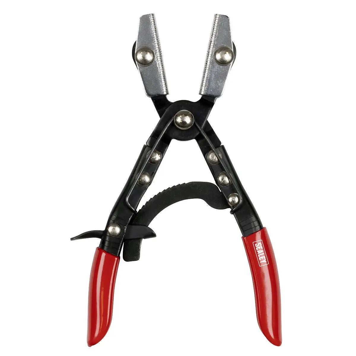 Sealey Ratchet Hose Clamp Pliers 210mm  White Rose Tools