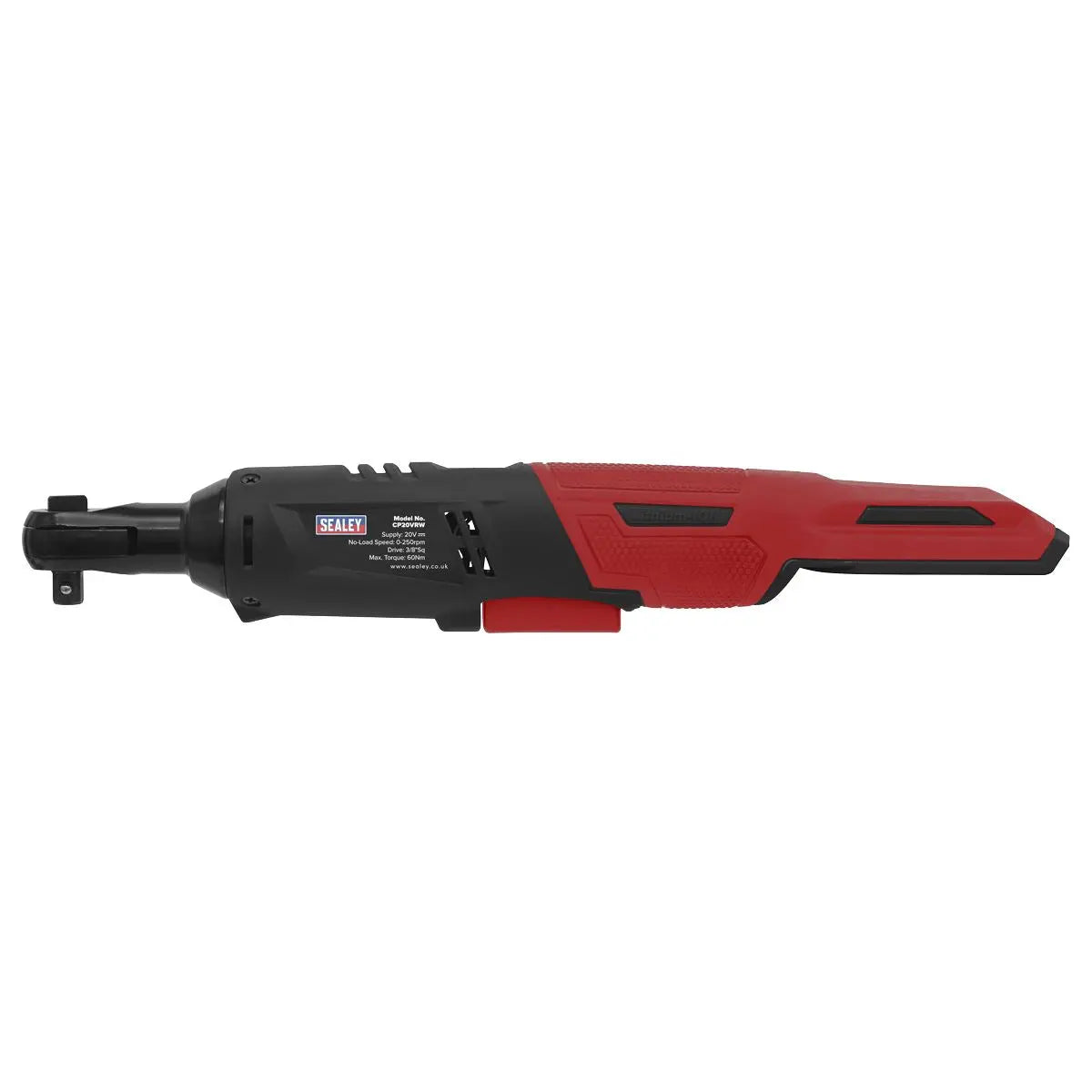Sealey Ratchet Wrench 20V SV20 Series 3/8"Sq Drive 60Nm - Body Only 