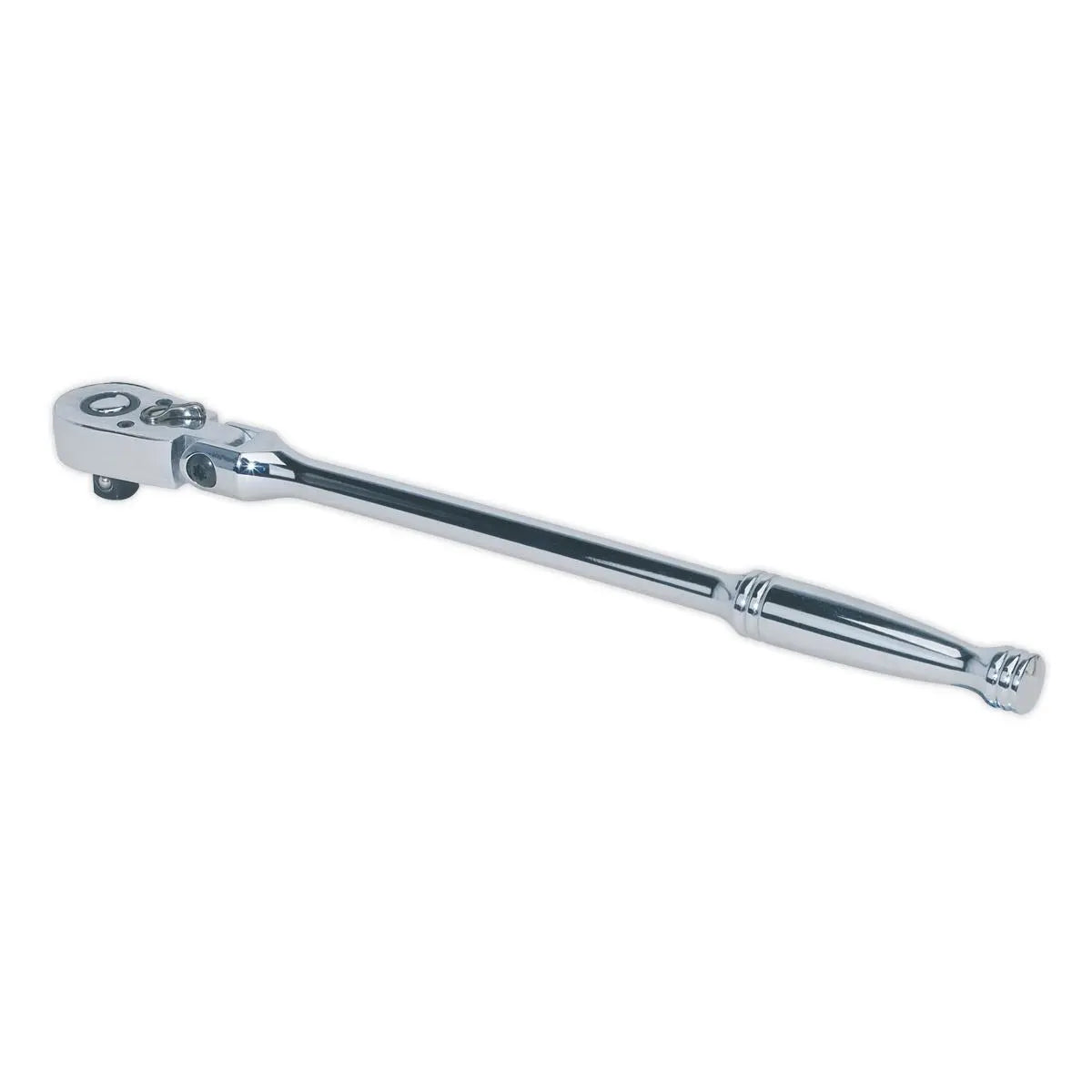 Sealey Ratchet Wrench Flexi Head 300mm 3/8" Drive Pear Head Flip Reverse 
