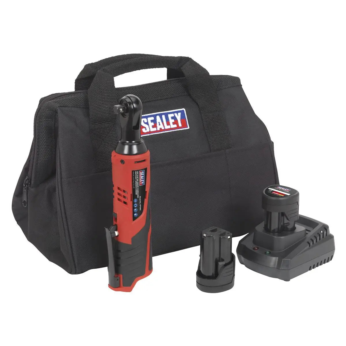 Sealey Ratchet Wrench Kit 3/8"Sq Drive 12V SV12 Series - 2 Batteries 