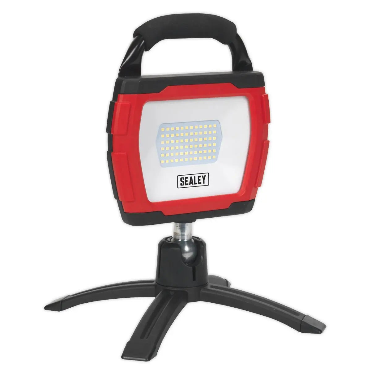 Sealey Rechargeable 360° Floodlight 36W SMD LED Portable Red Lithium-ion 