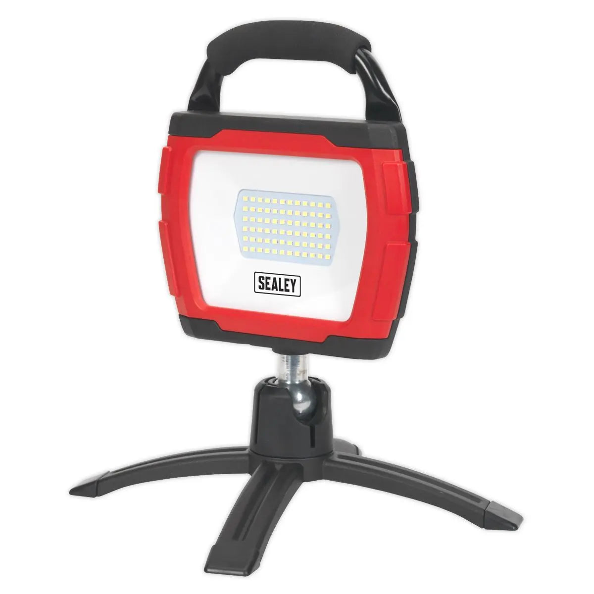 Sealey Rechargeable 360° Floodlight 36W SMD LED Portable Red Lithium-ion 